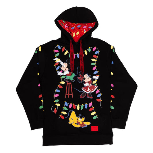 Disney by Loungefly hooded jacket Mickeys Light Up Decorations  Size S 0671803528758