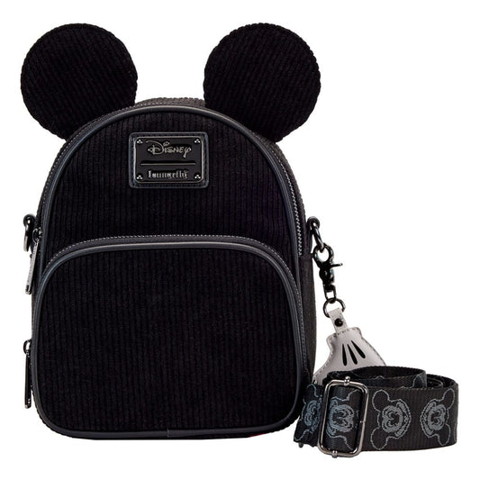 Disney by Loungefly Crossbody Mickey Mouse 100th Anniversary Corduroy  0671803542037