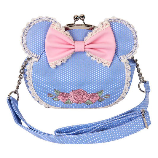 Disney by Loungefly Crossbody Minnie Floral and Lace Kisslock 0671803542884