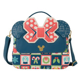 Disney by Loungefly Crossbody Bag Mickey and Minnie Holiday 0671803563445