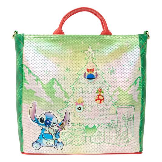 Disney by Loungefly Canvas Tote Lilo&Stitch Holiday 0671803564046
