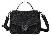 Mickey & Minnie by Loungefly Crossbody Spiderweb and Bats 0671803587618