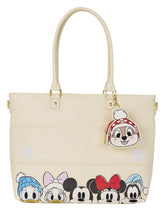 Mickey & Minnie by Loungefly Canvas Tote Bag Puff Quilt 0671803590861