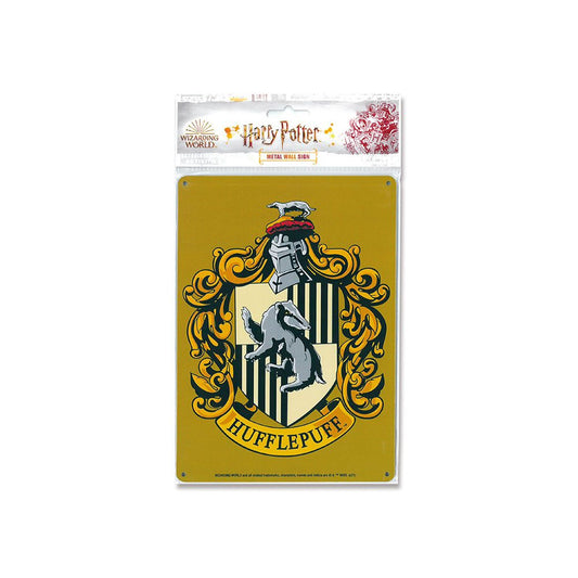 Harry Potter Tin Sign Hufflepuff 15 x 21 cm 4045846388291