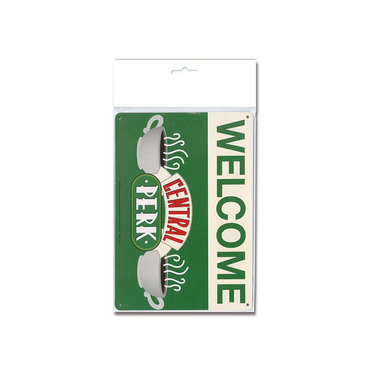 Friends Tin Sign Central Perk Welcome 15 x 21 cm 4045846407695