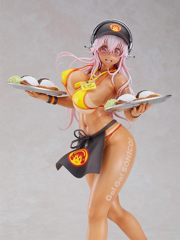 Super Sonico Figure 1/6 Super Sonico Bikini Waitress Ver. 28 cm 4545784043066