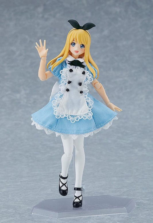 Original Character Figma Action Figure Female Body (Alice) with Dress and Apron Outfit 13 cm 4545784068816