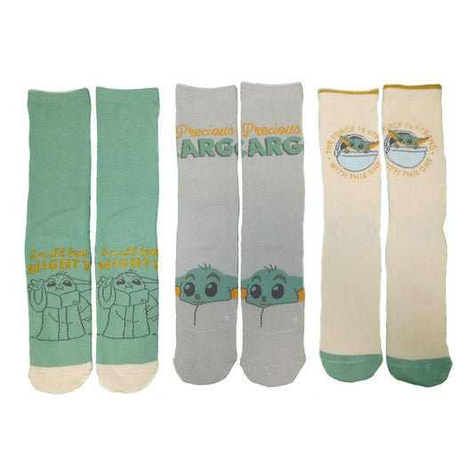 Star Wars The Mandalorian Socks 3-Pack Grogu S-M     5056688584665