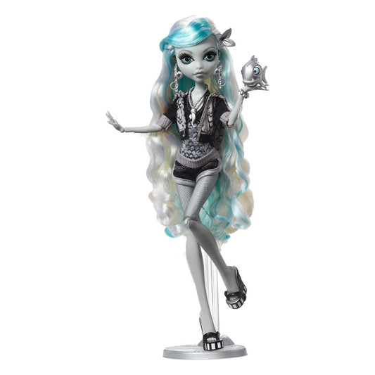 Monster High Reel Drama Doll Lagoona Blue in Black And White 0194735104796