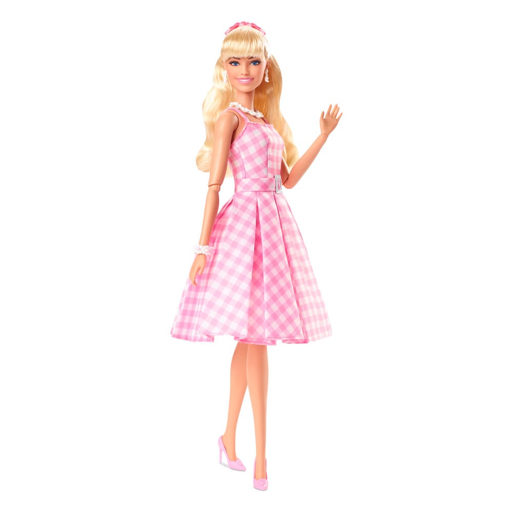 Barbie The Movie Doll Barbie in Pink Gingham Dress 0194735160709