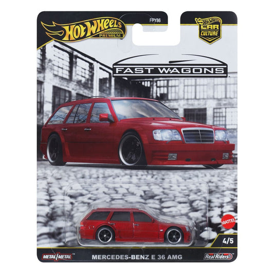 Hot Wheels Premium Car Culture Diecast Vehicle 1/64 Mercedes-Benz E 36 AMG 0194735262397