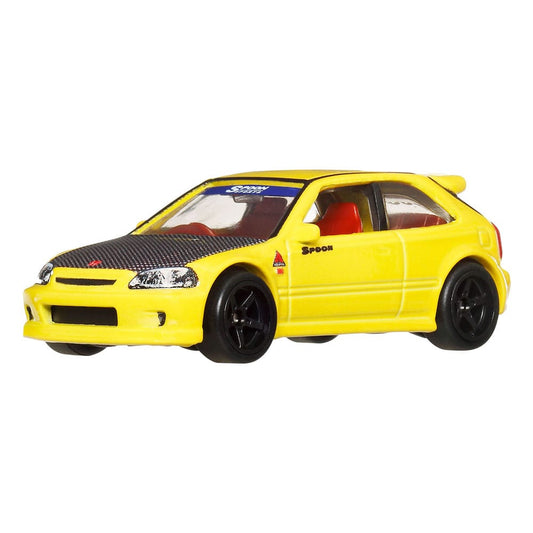 Hot Wheels Premium Car Culture Diecast Vehicle 2-Pack 1/64 '99 Honda Civic Type R (EK9) & Honda Civic Type R 0194735262571