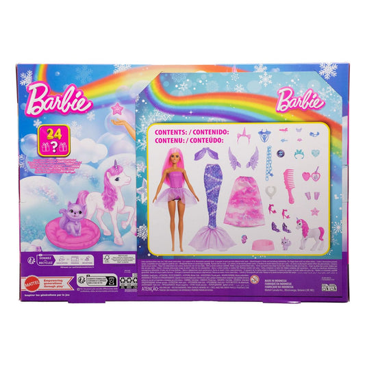 Barbie Advent Calendar with Doll Fantasy 0194735300402