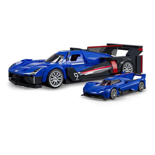 Mattel Brick Shop Hot Wheels Speed Series Building Set 1/32 Cadillac Project GTP Hypercar 0194735331574