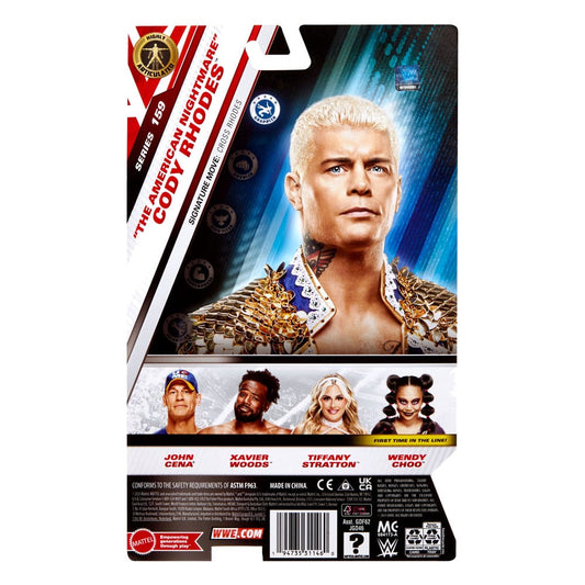 WWE Main Event Series Action Figure "The American Nightmare" Cody Rhodes 15 cm 0194735311460