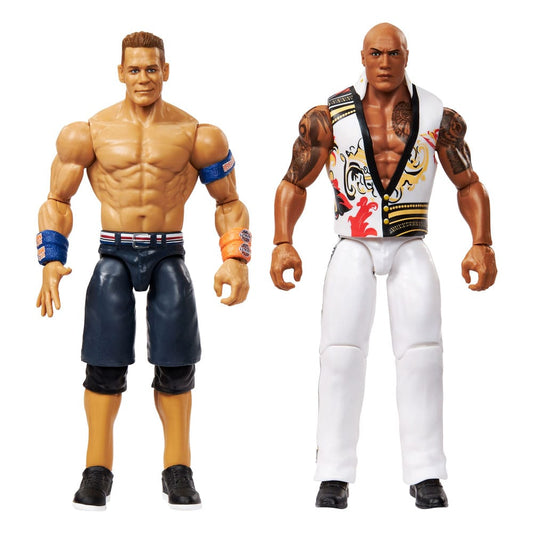 WWE Main Event Showdown Action Figures The Rock Final Boss vs John Cena 2-Pack 15 cm 0194735311309