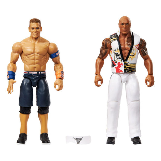 WWE Main Event Showdown Action Figures The Rock Final Boss vs John Cena 2-Pack 15 cm 0194735311309