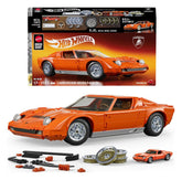 Hot Wheels Premium Mattel Brick Shop Building Set 1/12 Lamborghini Miura P400 SV 0194735330263