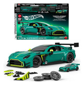 Hot Wheels Elite Mattel Brick Shop Building Set 1/16 '24 Aston Martin Vantage GT3 0194735362981