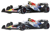 Formula 1 Hot Wheels Premium Die-Cast Vehicle 2-Pack 1:64 Team Visa Cash App Racing Bulls 194735381586