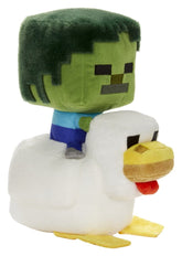Minecraft Deluxe Plush Figure Chicken Jockey 20 cm 194735390069