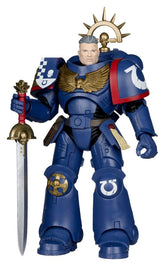 Warhammer 40,000 Total War Action Figure 3rd Company Lieutenant (Ultramarines) 18 cm 0787926112986