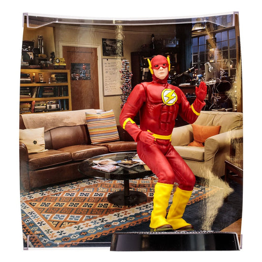 The Big Bang Theory Movie Maniacs Action Figure Sheldon Cooper as The Flash 15 cm 0787926140132