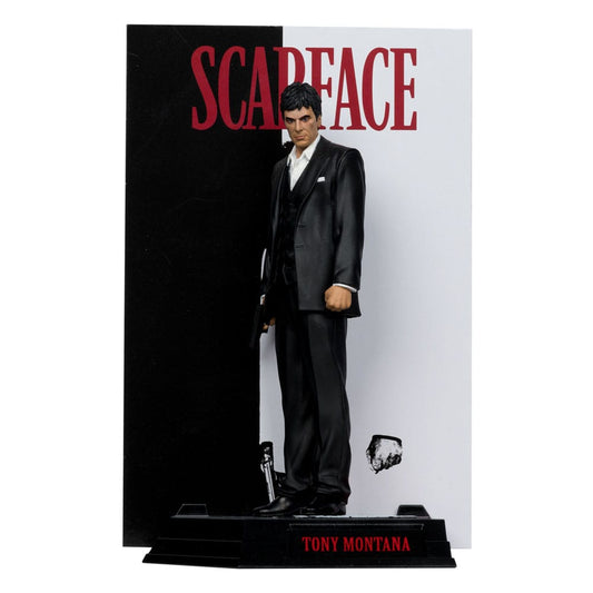 Scarface Movie Maniacs PVC Statue Tony Montana 17 cm 0787926140781