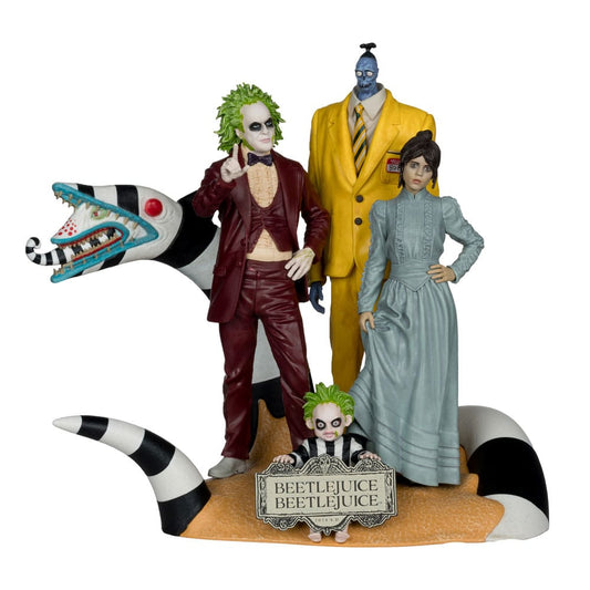 Beetlejuice Beetlejuice Movie Maniacs PVC Statue 4-Pack 15 cm 0787926140897