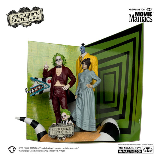 Beetlejuice Beetlejuice Movie Maniacs PVC Statue 4-Pack 15 cm 0787926140897