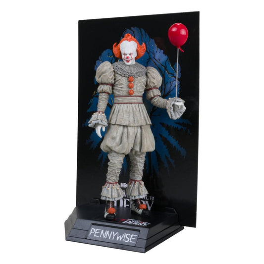 It: Welcome to Derry Movie Maniacs PVC Statue Pennywise (Gold Label) 16 cm 0787926141368