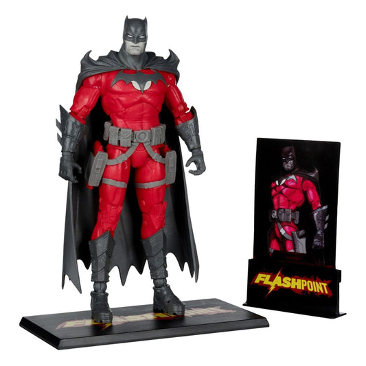 DC Multiverse Action Figure Batman (Flashpoint) (Black & White Accent Edition) (Gold Label) 18 cm 0787926176629