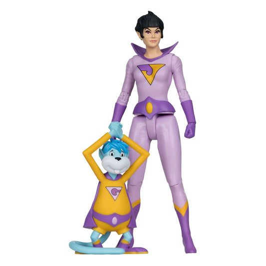 DC Retro Super Friends Action Figure Jayna & Gleek (Red Platinum Edition) 15 cm 0787926178265