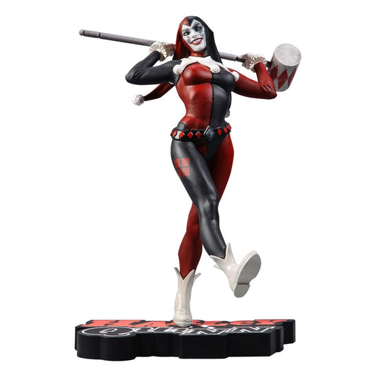 DC Direct Resin Statue Harley Quinn: Red Whit 0787926302165