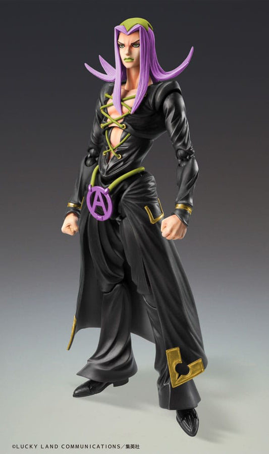 JoJo's Bizarre Adventure Part 5 Super Action Action Figure Chozokado Leone Abbacchio Black Ver. 16 cm 4570188463981