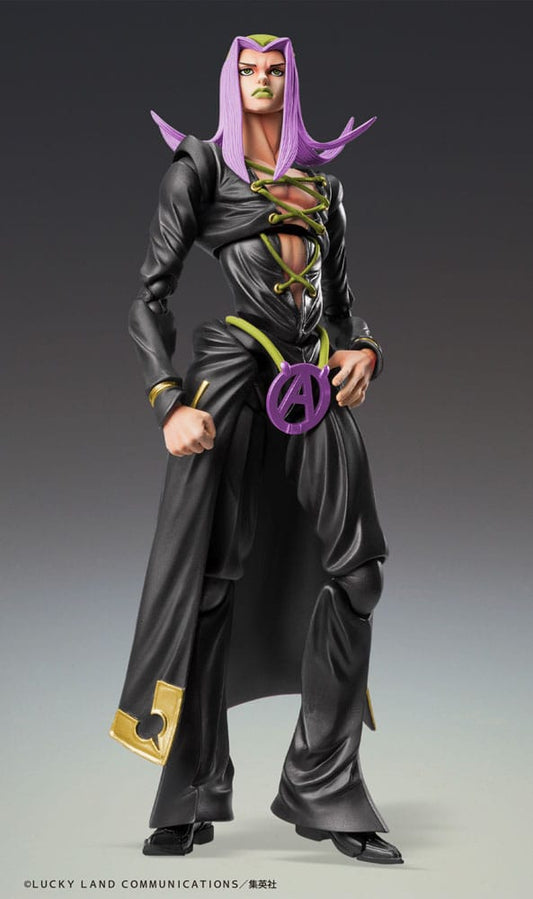 JoJo's Bizarre Adventure Part 5 Super Action Action Figure Chozokado Leone Abbacchio Black Ver. 16 cm 4570188463981
