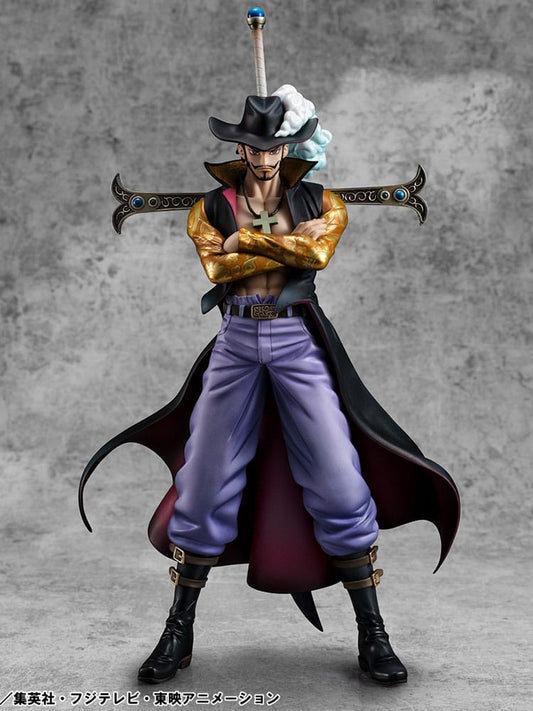 One Piece P.O.P SA-MAXIMUM PVC Statue Hawk Eye Dracule Mihawk Ver. R 29 cm 4535123716652