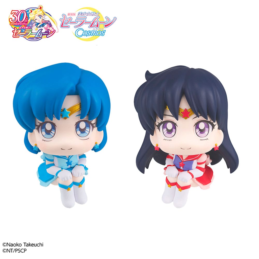 Sailor Moon Cosmos Look Up PVC Statues Eternal Sailor Mercury & Eternal Sailor Mars Set 11 cm 4535123836008