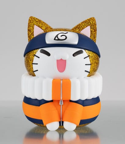 Naruto Shippuden Mega Cat Project Nyanto! Giant Nyaruto Series Trading Figure Naruto Uzumaki Gold Ver. 10 cm   4535123839528