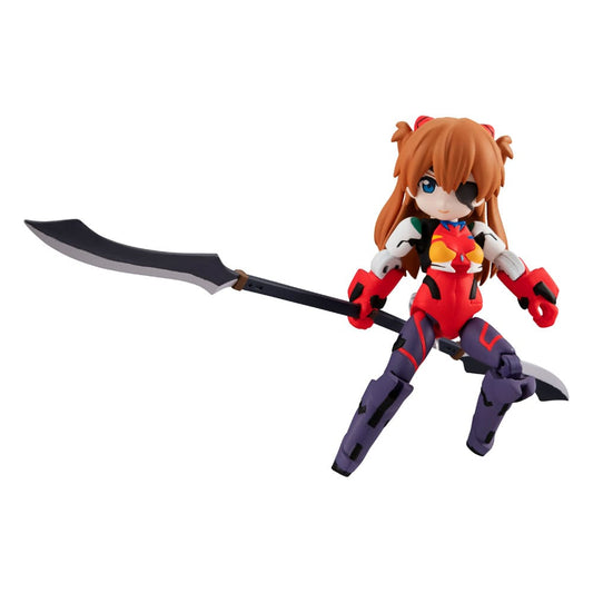 Evangelion Desktop Army Figures Shikinami Asuka Langley & Evangelion 2 8 - 15 cm  4535123845697