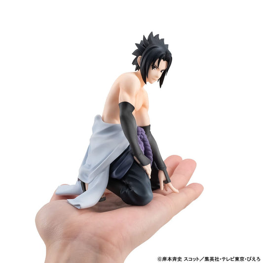 Naruto Shippuden G.E.M. Series PVC Statue Sasuke Palm Size 12 cm           4535123846663