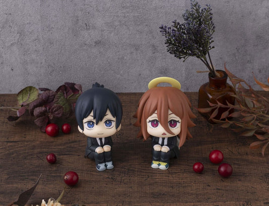 Chainsaw Man The Movie: Reze Arc Look Up PVC Statue Aki Hayakawa Smile Ver. & Angel Devil Set (with gift) 11 cm 4535123848285