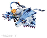 Digimon Adventure G.E.M. Series PVC Figure Garurumon & Ishida Yamato 25 cm (Repeat) 4535123848445