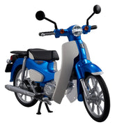 Honda Kaitanics Plastic Model Kit Super Cub 110 Glint Wave Blue Metalic 4535123852305