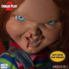Child´s Play 2 Designer Series Talking Menacing Chucky 38 cm 0696198780239