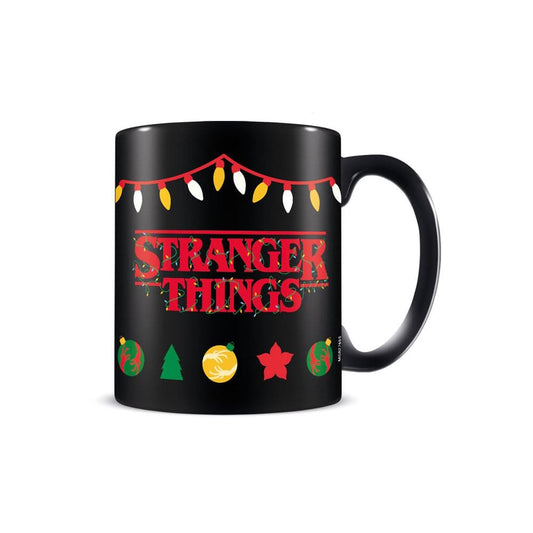 Stranger Things Mug Seasons Greetings Upside Down  5050574276559