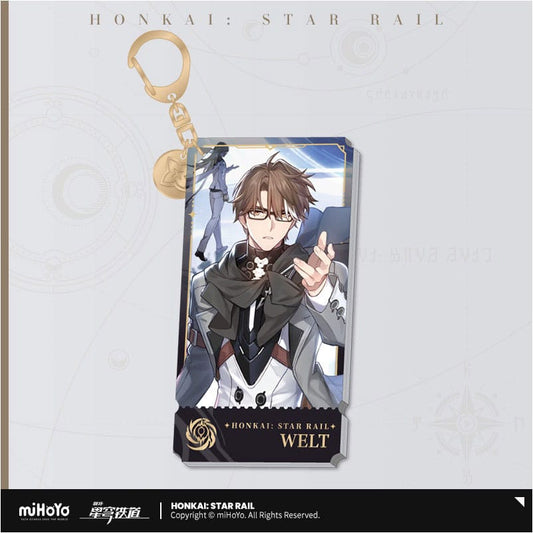 Honkai: Star Rail Character Acrylic Keychain Welt 9 cm 6976068142379