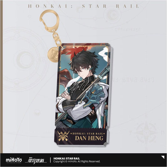 Honkai: Star Rail Character Acrylic Keychain Dan Heng 9 cm 6976068142393