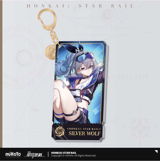 Honkai: Star Rail Character Acrylic Keychain Silver Wolf 9 cm 6976068142720