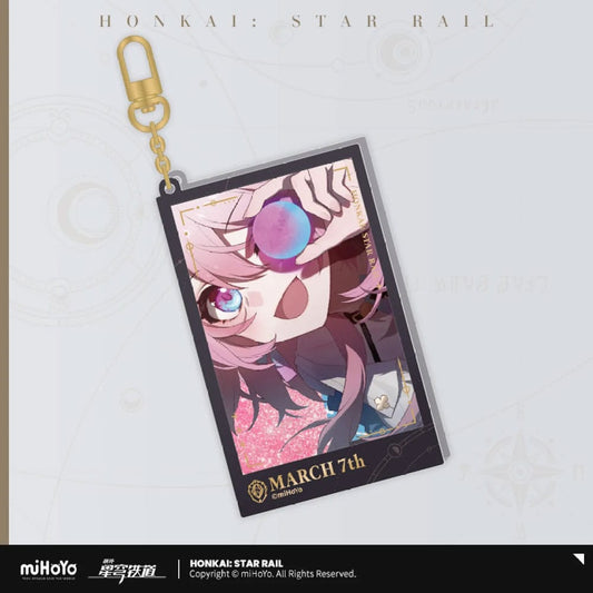 Honkai: Star Rail Countdown Departure Series Acrylic Keychain March 7th Glitter 9 cm 6976068148708